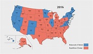 US Election of 2016 Map - GIS Geography