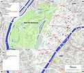 Plan 16ème arrondissement Paris - Carte 16ème arrondissement Paris (France)