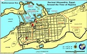 Карта древней Александрии | Map of Ancient Alexandria