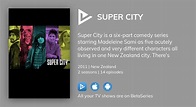 Where to watch Super City TV series streaming online? | BetaSeries.com
