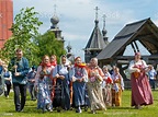 Folk Festivities Dedicated To The Feast Of The Holy Trinity In Suzdal ...