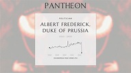 Albert Frederick, Duke of Prussia Biography - Duke of Prussia from 1568 ...