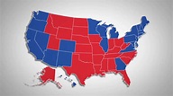 Red State Or Blue State Map | US States Map