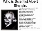 Scientist Albert Einstein