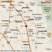 Tulare, California Area Map & More