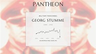 Georg Stumme Biography - German general | Pantheon