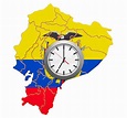 Time Zones in Ecuador Concept. 3D Rendering Stock Illustration ...
