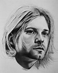 Kurt Cobain - Nirvana - MTV unplugged | Dibujos, Dibujos de famosos ...