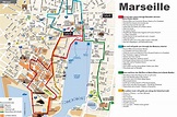 Carte de Marseille - Carte et plan de la ville de Marseille dans les ...