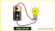 Closed Electric Circuit Diagram