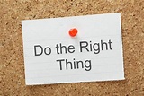 Do The Right Thing — Stock Photo © thinglass #50374061