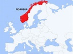 Mapa de Noruega