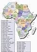 Map Of Africa With Countries And Capitals
