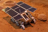 Mars Rover And Solar Panels