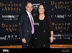 Producer Gareth Neame and wife attend the premiere of "Downton Abbey ...