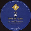 Depeche Mode "Get the Balance Right!" 1983