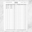 Printable Church Tithing Records Template - Printables Template Free