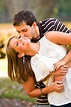 Young Couple in Love Share a Warm Embrace Stock Image - Image of ...