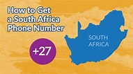 How To Get a South Africa Phone Number - YouTube
