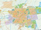 Digital City Map Leeuwarden 400 | The World of Maps.com