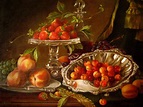 JEANNE ILLENYE - Still Lifes: large, classical still life, fruit and ...