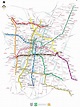 Mapa de la red con calles | Mapa del metro, Mapa metro cdmx, Metro ...