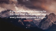 Joseph Frank Bianco Quote: “If you begin to live life looking for the ...