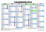 calendrier 2013 québec