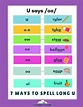215+ Long U Vowel Sound Words (Free Printable Lists) - Literacy Learn