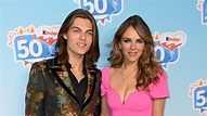 Elizabeth Hurley reacts to son Damian 'callously' being cut out of ...