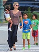 Heidi Klum disfruta su verano de soltera junto a sus cuatro hijos