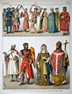 English Medieval Clothing, c. 1200 CE (Illustration) - World History ...