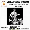 Concierto David Del Río en Parrilla El Parrau | Conciertos y música en ...