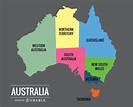 Descarga Vector De Vector De Mapa De Australia