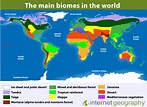 world map biomes - Internet Geography
