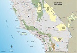 Detailed Map Of California Coastline Printable Maps | Images and Photos ...