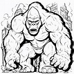 King Kong 30 coloring page