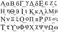 Ancient Greek Writing Alphabet