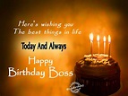 Birthday Wishes For Boss - Birthday Images, Pictures