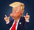 Donal Trump Caricature | Ilustración digital, Caricaturas, Personajes ...