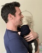 Jonathan Groff with Lea's baby (taken from Lea's Instagram) : r/glee