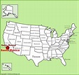 Santa Monica location on the U.S. Map - Ontheworldmap.com