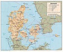 Mapas Imprimidos de Dinamarca con Posibilidad de Descargar