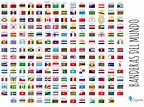 Banderas Para Colorear Del Mundo - Páginas Colorear