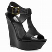 Steve Madden Women'S Arkadia Platform Wedge Sandals in Black (Black ...