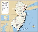 Printable Map Of New Jersey