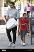 Gabriel Aubry and his daughter Nahla Aubry go shopping at Splendid ...