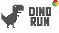 Playing the offline Dinosaur game - YouTube