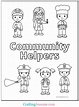 20 Community Helper Coloring Pages (FREE Printable) | Community helpers ...