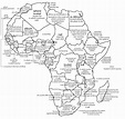 Africa Map Coloring Pages - Coloring Home